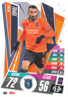 Mehmet Topal Istanbul Basaksehir 2020/21 Topps Match Attax CL #IBA03